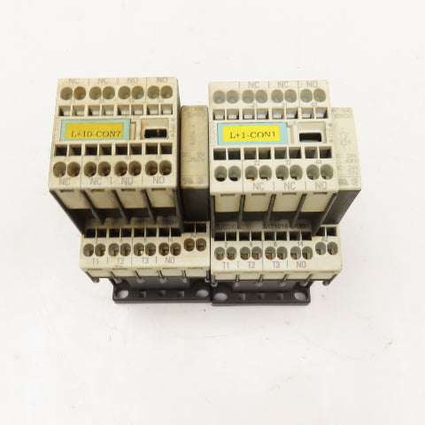Siemens 3ZX1012-0RH11-1AA1 600V 20A 7.5Hp Motor Starter Contactor Lot Of 2