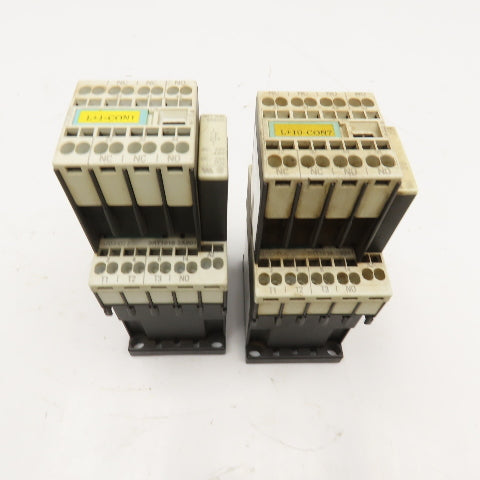 Siemens 3ZX1012-0RH11-1AA1 600V 20A 7.5Hp Motor Starter Contactor Lot Of 2