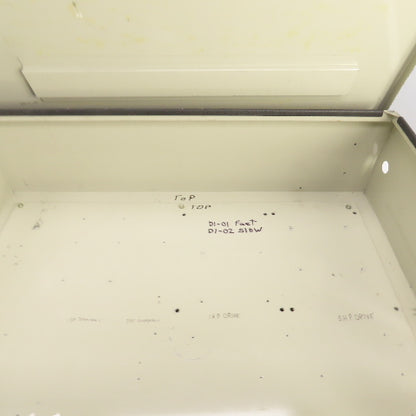 36" x 24-3/4" x 9" Aluminum Electrical Enclosure W/Backplate & Screw-On Top