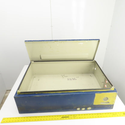 36" x 24-3/4" x 9" Aluminum Electrical Enclosure W/Backplate & Screw-On Top