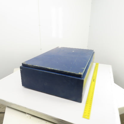 36" x 24-3/4" x 9" Aluminum Electrical Enclosure W/Backplate & Screw-On Top