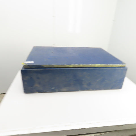 36" x 24-3/4" x 9" Aluminum Electrical Enclosure W/Backplate & Screw-On Top