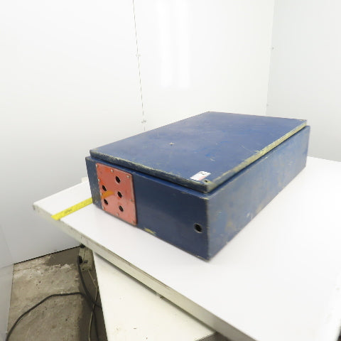 36" x 24-3/4" x 9" Aluminum Electrical Enclosure W/Backplate & Screw-On Top