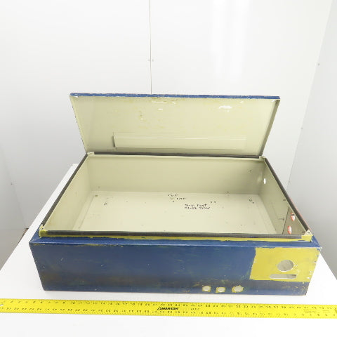 36" x 24-3/4" x 9" Aluminum Electrical Enclosure W/Backplate & Screw-On Top