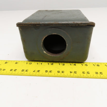 6" x 7-1/2" 2 Piece Cast Iron Motor Terminal Box 2-3/8" Thru 2" Terminal Port