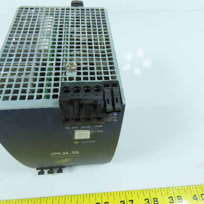 Puls QS20.481 Rail Mount 48-55V 10A DC Power Supply 100-240V Input Single Phase