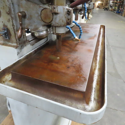 Avey Model 1 4 Spindle Gang Drill Press 2-1/2" Stroke 55 x 12" Table MT1 3PH