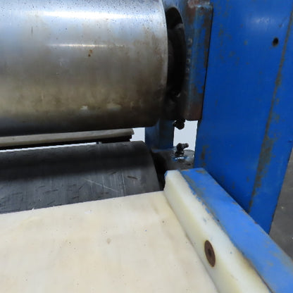 40" Wide Rubber Feed Pinch Lamination Roller Manual Adjust Frame Assembly