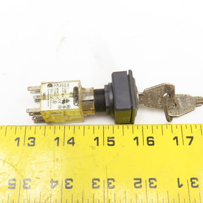 Schlegel IEC 60947-5-1 250V 2 Position Keyed Selector Switch