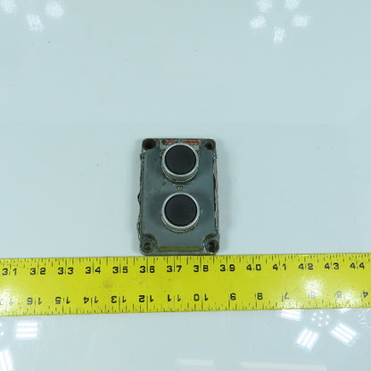 Killark XCS-0B7 2-Button Momentary Contact Hazardous Location Switches 600V