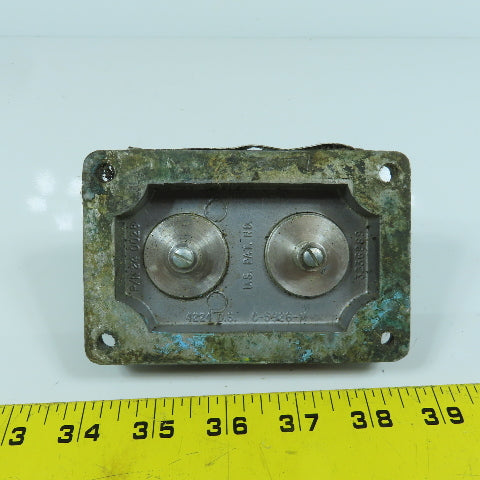 Killark XCS-0B7 2-Button Momentary Contact Hazardous Location Switches 600V
