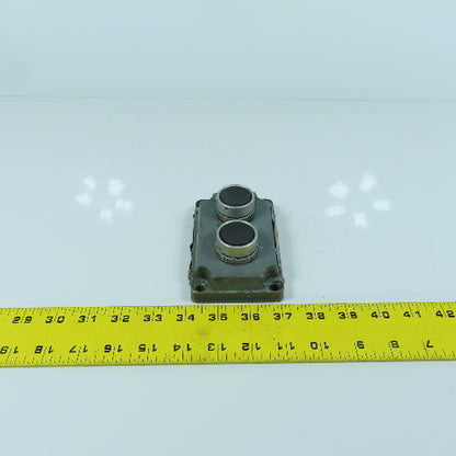 Killark XCS-0B7 2-Button Momentary Contact Hazardous Location Switches 600V