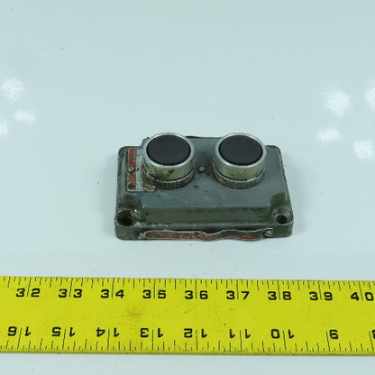 Killark XCS-0B7 2-Button Momentary Contact Hazardous Location Switches 600V
