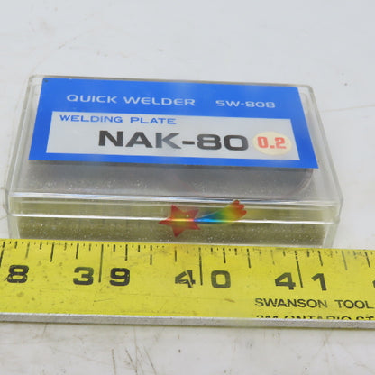 Engis Quick Welder SW-808 Micro welding Plate Nak-80 0.2