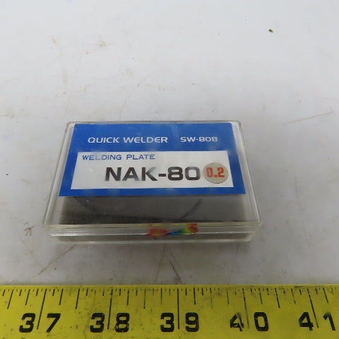 Engis Quick Welder SW-808 Micro welding Plate Nak-80 0.2