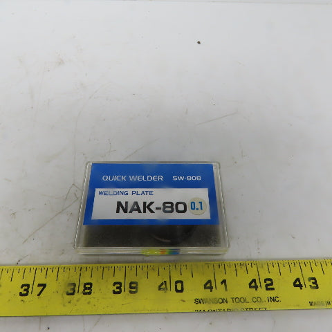 Engis Quick Welder SW-808 Micro welding Plate Nak-80 0.1