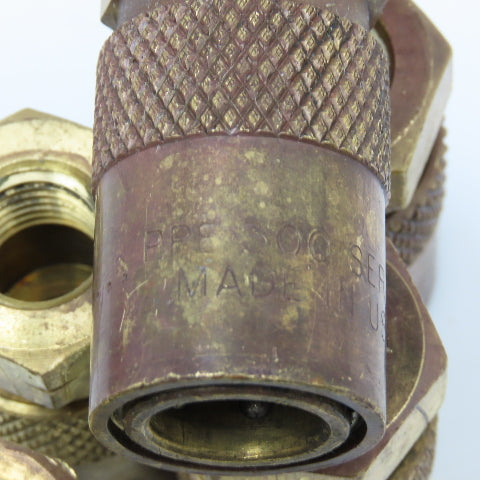 PPE300 Brass Quick Disconnect Female 3/8" NPT Lot Of 5