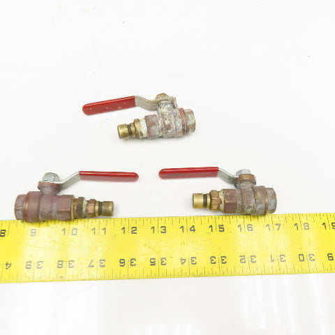 Legend T-900 3/8" Brass Ball Valve 600WOG Lot Of 3