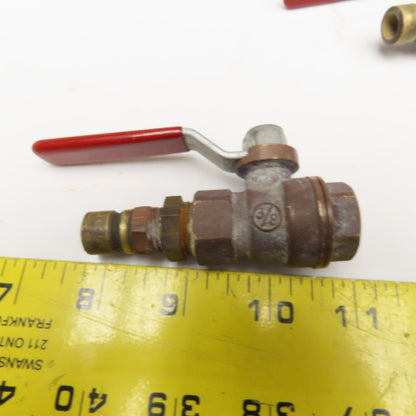 Legend T-900 3/8" Brass Ball Valve 600WOG Lot Of 3