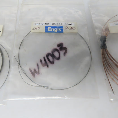 Micro Welding Wire S50C, SKD-61, STAVAX, SUS Assorted Lot