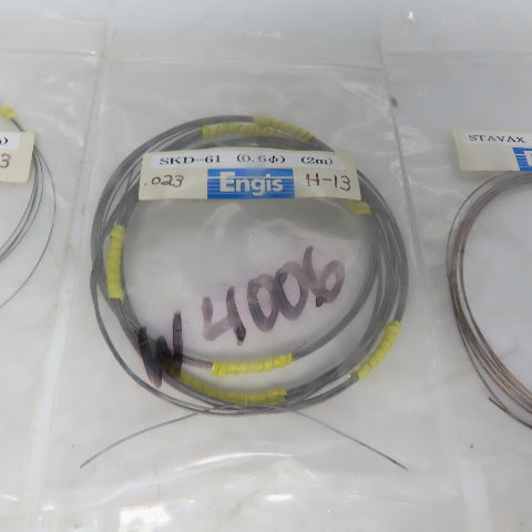 Micro Welding Wire S50C, SKD-61, STAVAX, SUS Assorted Lot