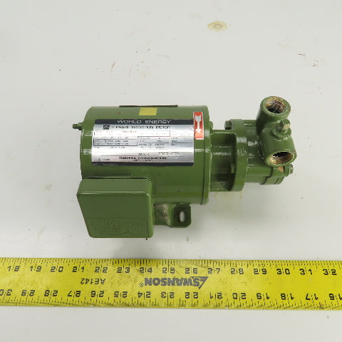 Nikuni 15KLDOI 0.1kW Turbine Pump 200/220V 3PH 3420RPM 1/2" NPT