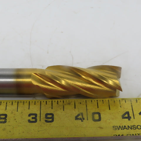 Cleveland C39463 Square End Mill: 3/4 Dia 1-5/8" LOC 4 Flutes High Speed Steel"