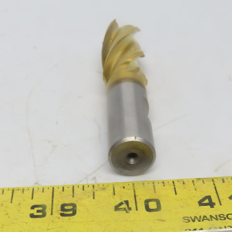 Cleveland C39463 Square End Mill: 3/4 Dia 1-5/8" LOC 4 Flutes High Speed Steel"
