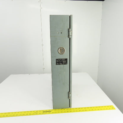 29" x 17" x 5-1/2" Steel Control Box Enclosure W/See-Through Front & Hinged Door