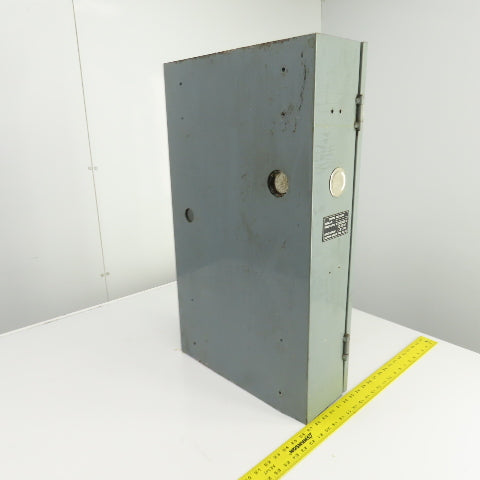 29" x 17" x 5-1/2" Steel Control Box Enclosure W/See-Through Front & Hinged Door