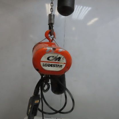 Lodestar Model A 1/8 Ton Electric Chain Hoist 10' Lift 32FPM 120V 1Ph