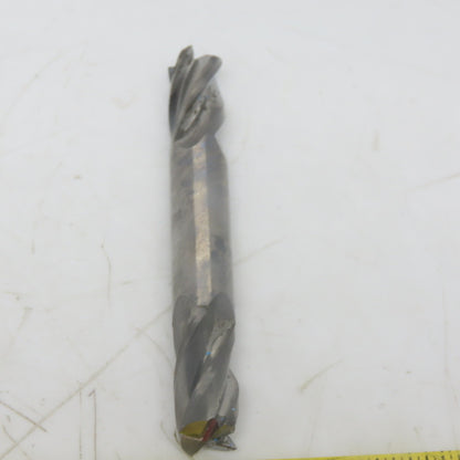 SGS 1/2"x1/2"x1" HSS Double End 4 Flute End Mill Solid Carbide Center Cut