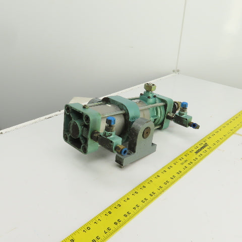 Kuroda Eighty Series Pneumatic Air Cylinder 5-1/2" Stroke 2-1/2" Bore 1" Rod