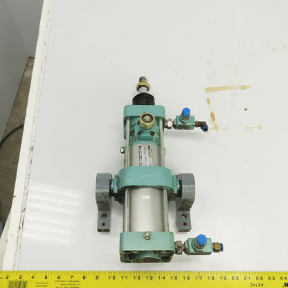 Kuroda Eighty Series Pneumatic Air Cylinder 5-1/2" Stroke 2-1/2" Bore 1" Rod