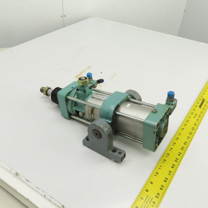 Kuroda Eighty Series Pneumatic Air Cylinder 5-1/2" Stroke 2-1/2" Bore 1" Rod