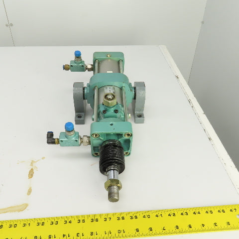Kuroda Eighty Series Pneumatic Air Cylinder 5-1/2" Stroke 2-1/2" Bore 1" Rod