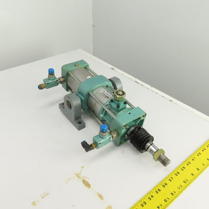 Kuroda Eighty Series Pneumatic Air Cylinder 5-1/2" Stroke 2-1/2" Bore 1" Rod