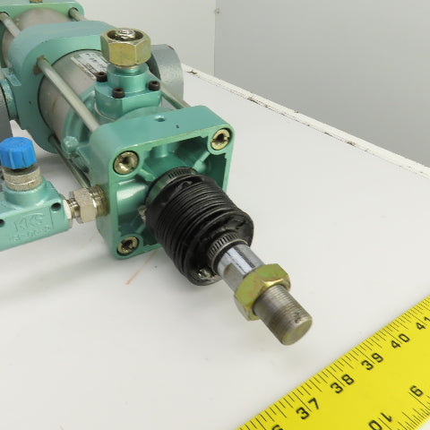 Kuroda Eighty Series Pneumatic Air Cylinder 5-1/2" Stroke 2-1/2" Bore 1" Rod