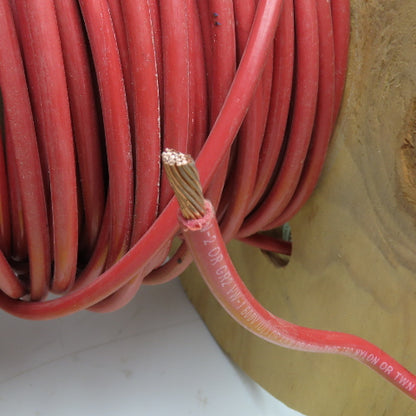 Encore 118101003450 8 AWG Strand Copper Wire THWN-2 RED 100'