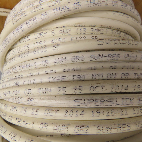 Encore 118101202440 6 AWG Strand Copper Wire T90/TWN White 600V 80'