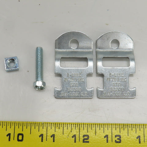 B-Line B2209 3/4" TW & IMC Standard Rigid Steel Conduit Pipe Clamp 10 Sets