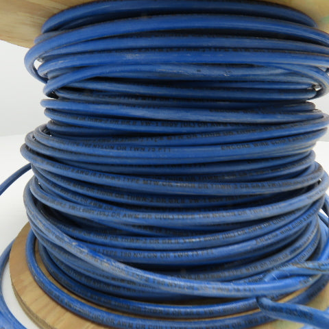 Encore Superslick 8 AWG Strand THHN/THWN-2 Blue Wire 290'