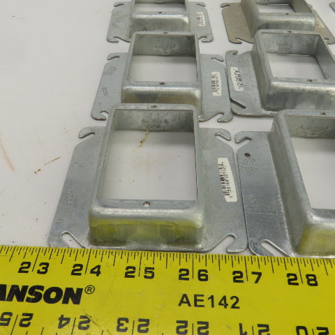 Raco 4" x 4" Square Raised Single Device Box Cover 7.5 Cu. In. Lot Of 20