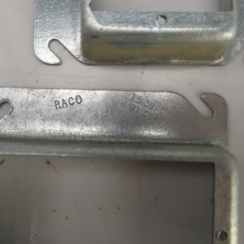 Raco 4" x 4" Square Raised Single Device Box Cover 7.5 Cu. In. Lot Of 20