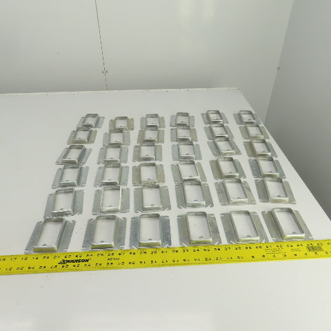 Raco 4" x 4" Square Raised Single Device Box Cover 5.5 Cu. In. Lot Of 36