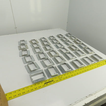 Raco 4" x 4" Square Raised Single Device Box Cover 5.5 Cu. In. Lot Of 36
