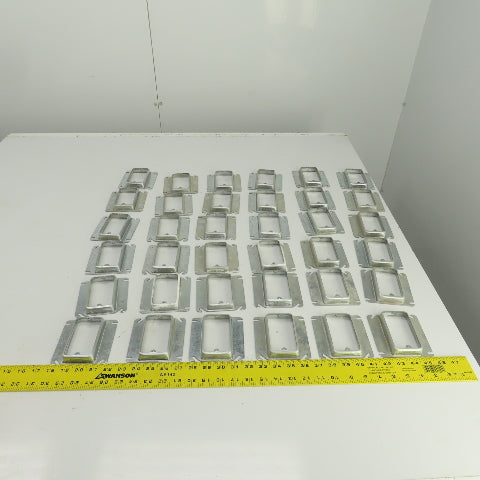 Raco 4" x 4" Square Raised Single Device Box Cover 5.5 Cu. In. Lot Of 36