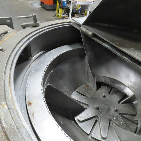 American Conveyor System 10HP 36" Metal Chip Wringer Centrifuge 480V 12" Intake