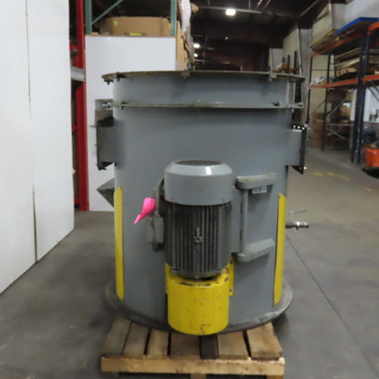 American Conveyor System 10HP 36" Metal Chip Wringer Centrifuge 480V 12" Intake