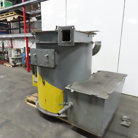 American Conveyor System 10HP 36" Metal Chip Wringer Centrifuge 480V 12" Intake